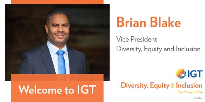 布莱恩-布雷克作为新的DEI副总裁增强了IGT的领导力